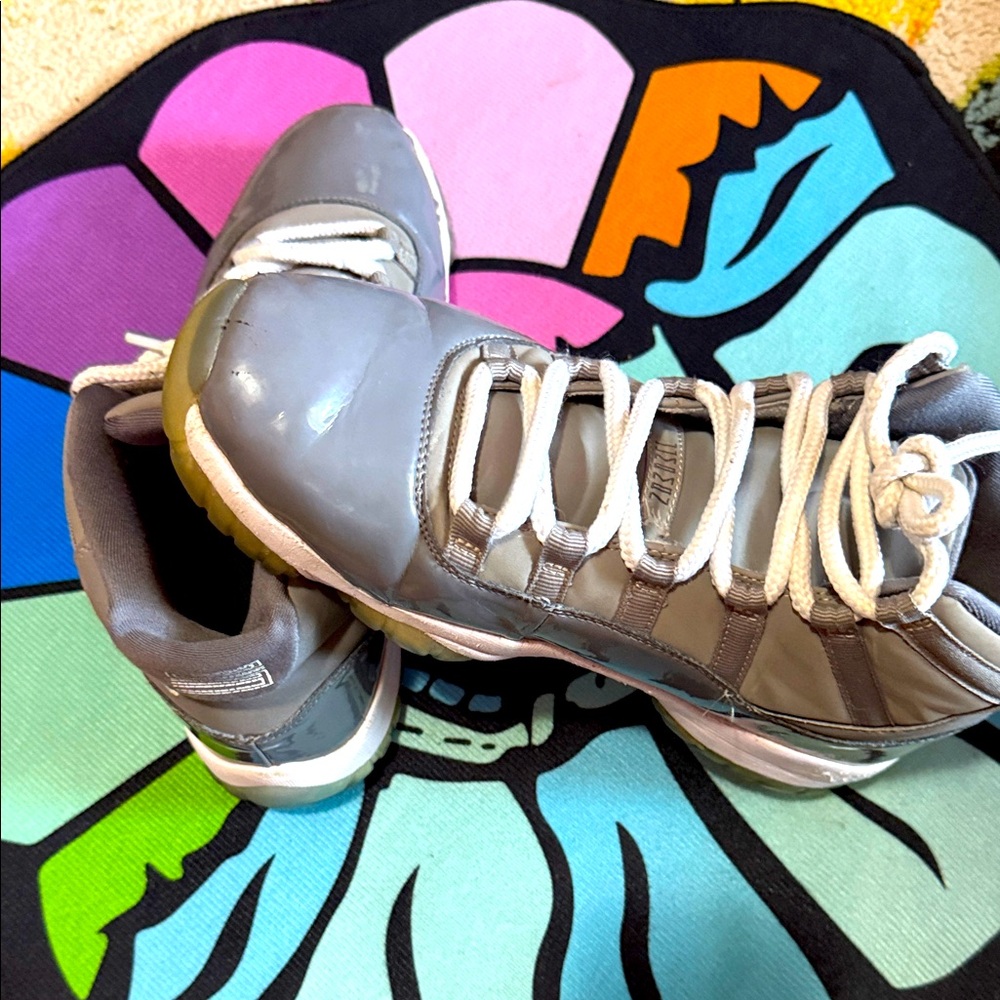Jordan “Cool Gray 11’s”Sneakers. Worn but still have life.